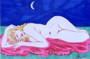  Antonia Calabrese, Mail Art 4/2012, penna biro e pennarelli su cartoncino cm. 12x17. Collezione: Archivio Internazionale Mail Art - Mail Art International Center - Garcoes Contemporary Art Gubbio (PG) - Opera esposta presso la Biblioteca Sperelliana di Gubbio (PG) dal 10 al 30 novembre 2012.